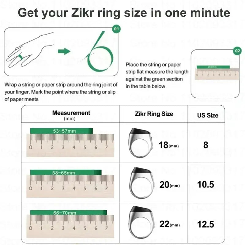 Iqibla M02 Pro Smart Tasbeeh Ring