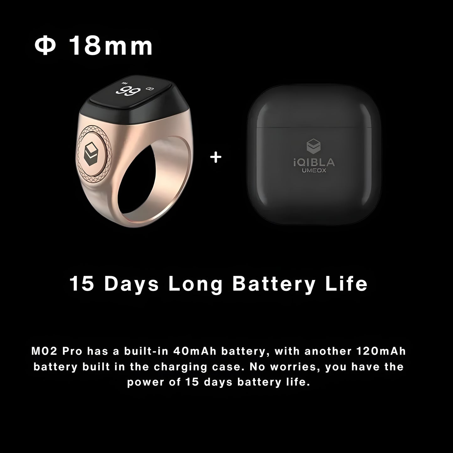 IQIBLA M02 Pro Tasbeeh Ring