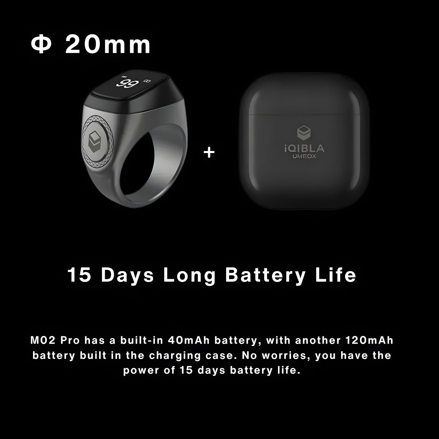 IQIBLA M02 Pro Tasbeeh Ring