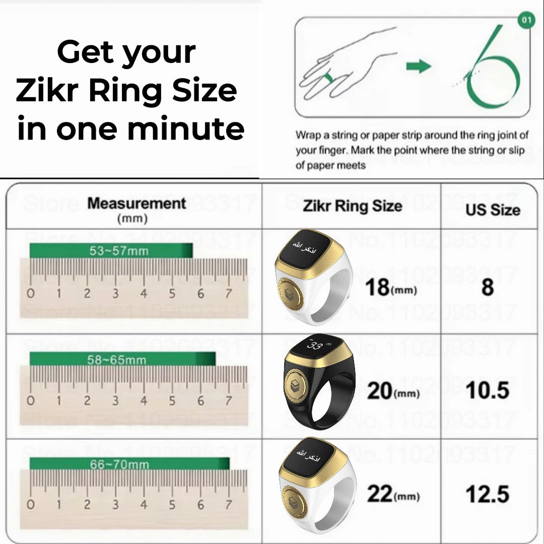 ZikrZen™ Tasbeeh Ring