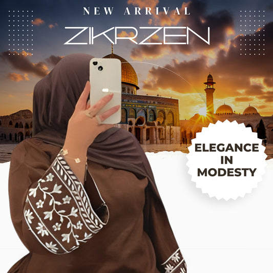 Floral Embroidery Muslim Abaya